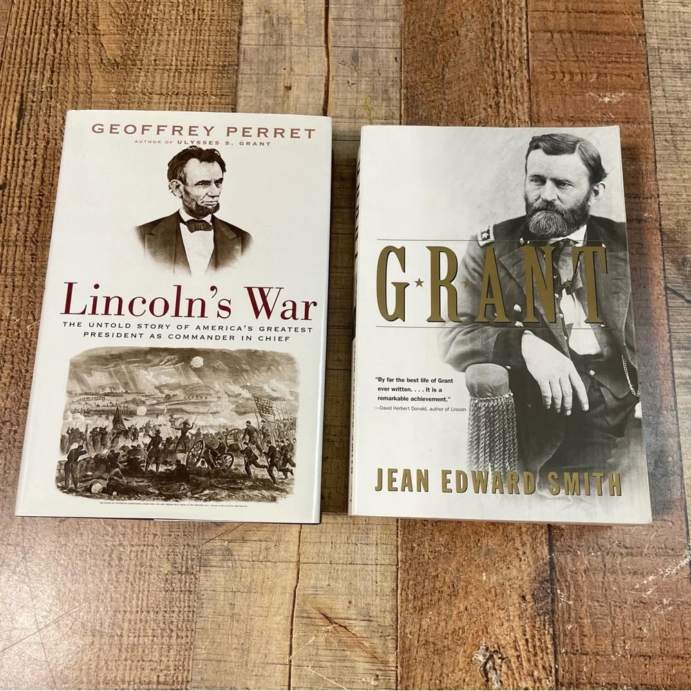 Abraham Lincoln Grant Biography Book Bundle Historical History Civil War Politic